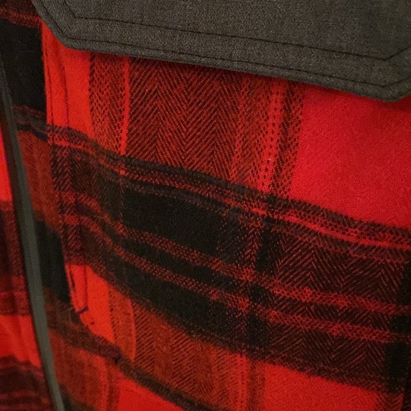 Columbia Thermal Comfort Omni-Heat Buffalo Check Down Vest Men’s Medium - Picture 2 of 6